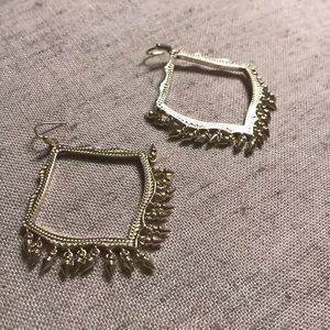 Kendra Scott Gold Lacy Drop Earrings